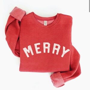 Merry Crew Neck Sweater - Oat Collective - Size XL
